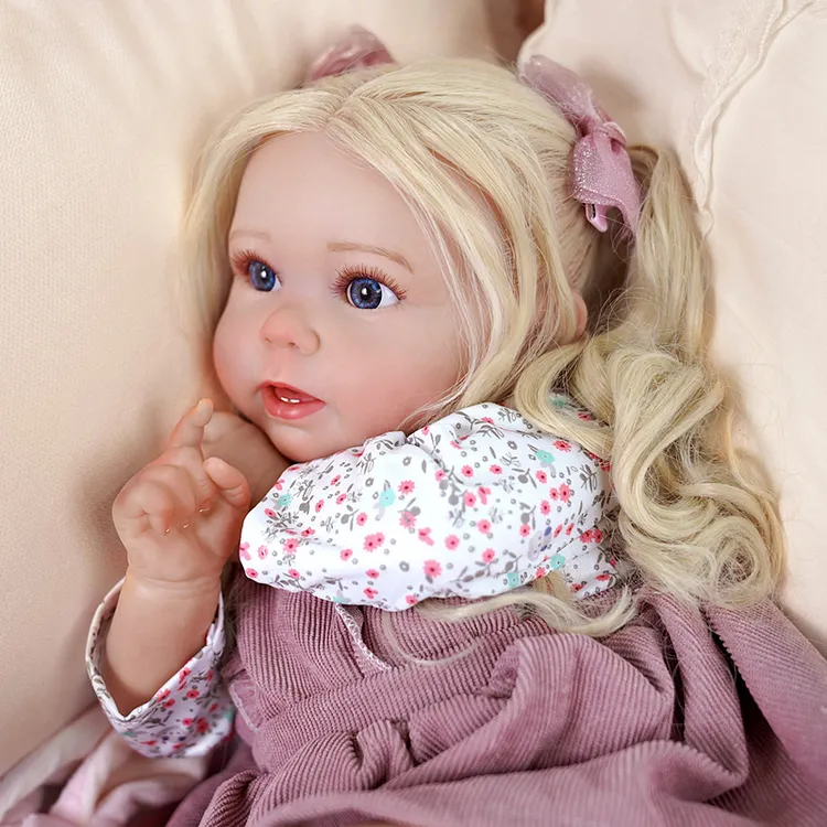 [Year Lowest Price]Babeside Quiet Reborn Baby Stella 20'' Princess Girl Best Gift for Kids with Heartbeat Coos and Breath