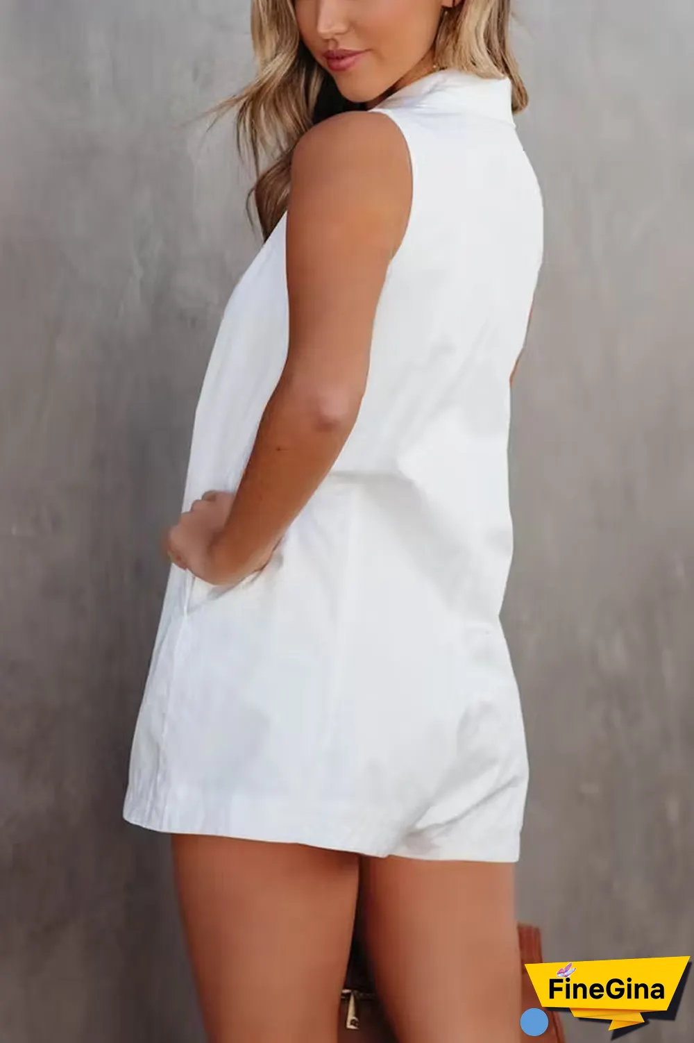 I Keep Hoping Button Down Romper
