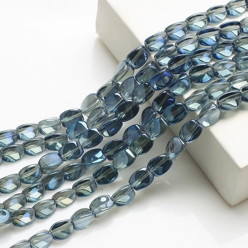 20 PCS/Package 10 * 12mm Glass Irregular Beads