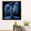 Elegante Dame - speziell geformte Diamond Painting - 30*30cm