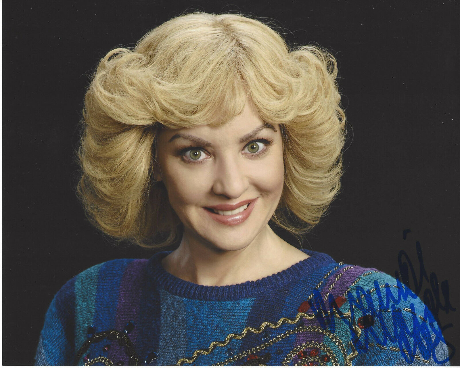 WENDI MCLENDON-COVEY SIGNED AUTHENTIC 'THE GOLDBERGS' 8X10 Photo Poster painting D w/COA ACTRESS