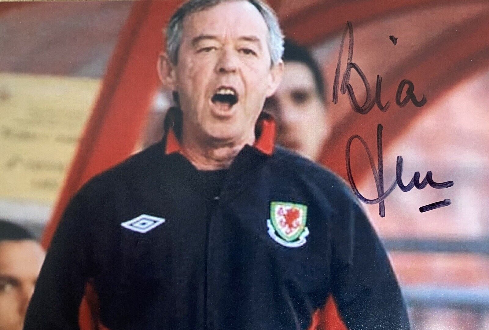 Brian Flynn Genuine Hand Signed 6x4 Wales Photo Poster painting 3