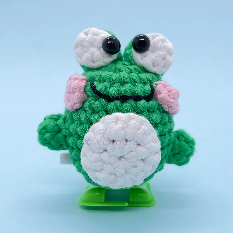 Can Walking Frog - Crochet Kit veirousa