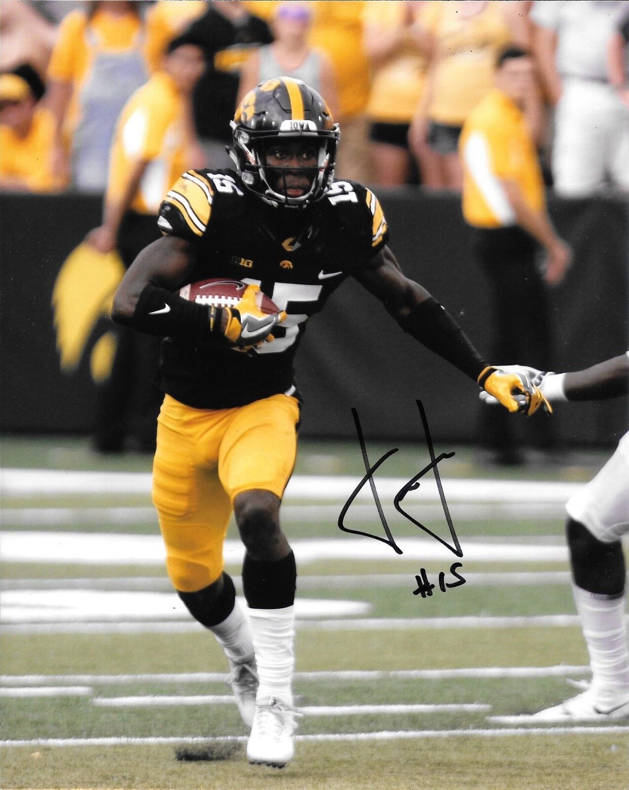 JOSH JACKSON HAND SIGNED IOWA HAWKEYES 8X10 Photo Poster painting W/COA