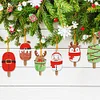 10pcs 5D DIY Diamond Painting Ornament Cartoon Christmas Gifts Hanging Kits