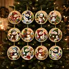 12pcs/set DIY Rhinestone Diamond Special Shape Pearl Art Hanging Acrylic DIY Christmas Tree Ornament Kit