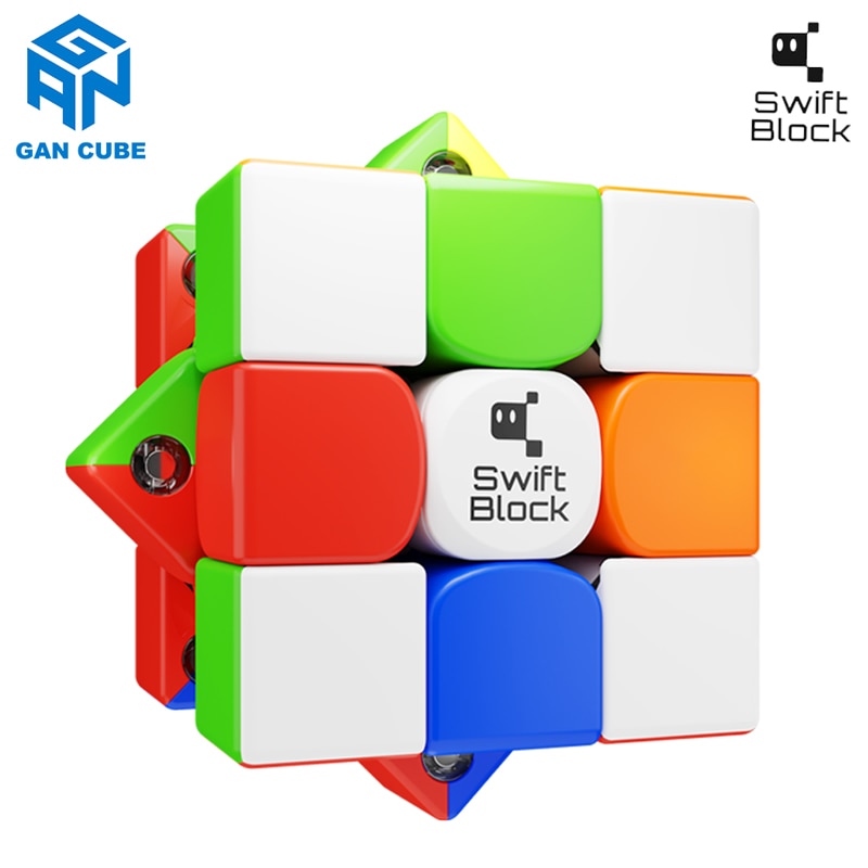 1pc 55mm 3x3 Magnetic Swift Block Speed Cube With Magnetized