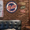 1956 - Round Metal Tin Signs(12*12Inch) - Garage&Transport