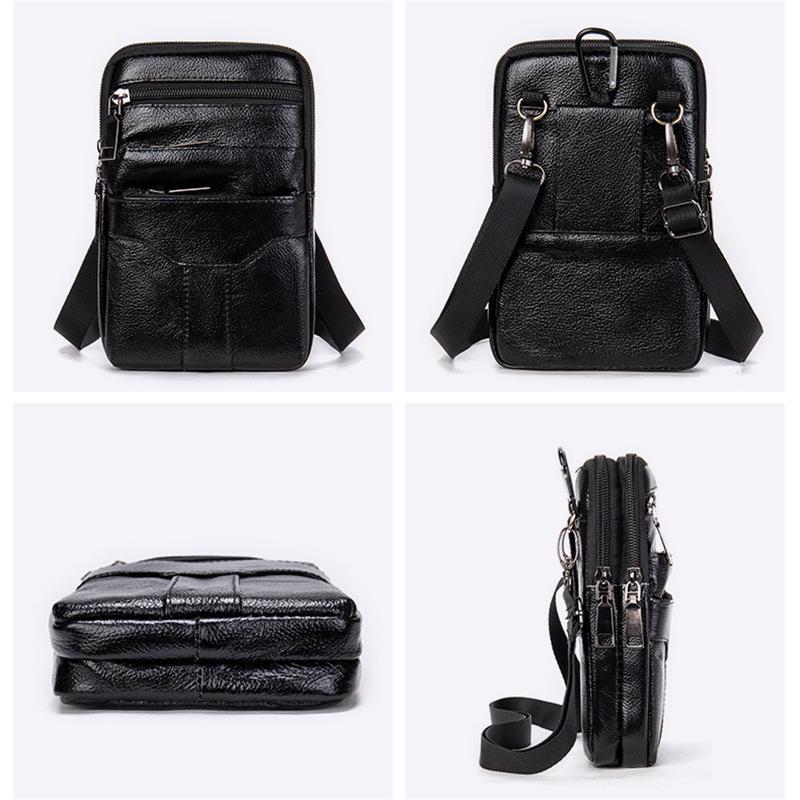 Men's High Quality Crossbody Bag Leather Shoulder Bag