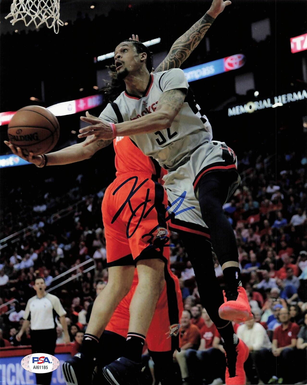 KJ McDaniels signed 8x10 Photo Poster painting PSA/DNA Houston Rockets Autographed