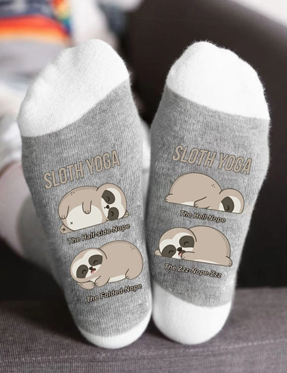 Lizzic Sloth Yoga Socks