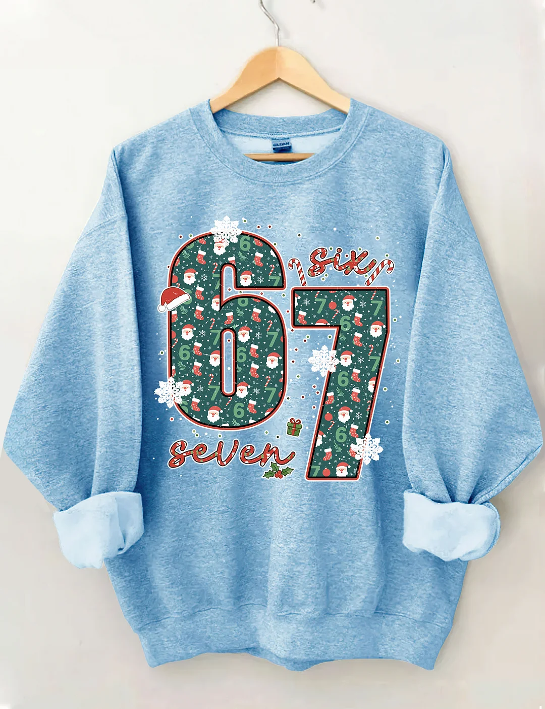 Six Seven Christmas Sweatshirt