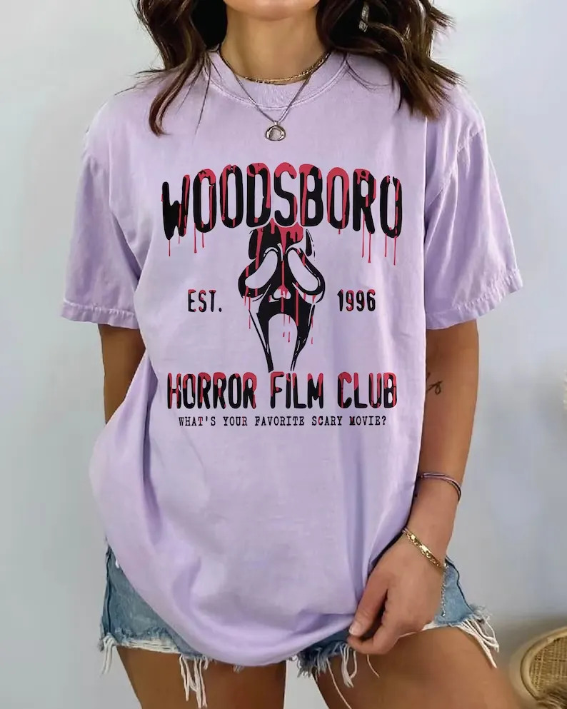 Comfort Colors Woodsboro Horror Club Shirt