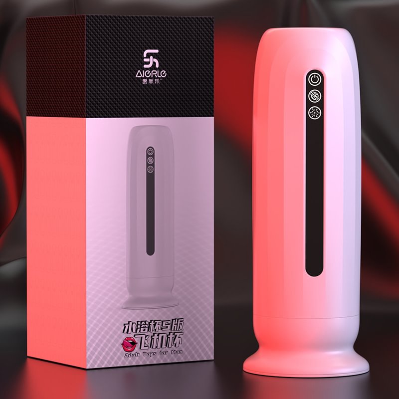 Automatic Telescopic Male Masturbator Sucking Heating Masturbation Cup 