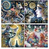 Journée mondiale du chat-partiel spécial diamant peinture-30 * 30cm