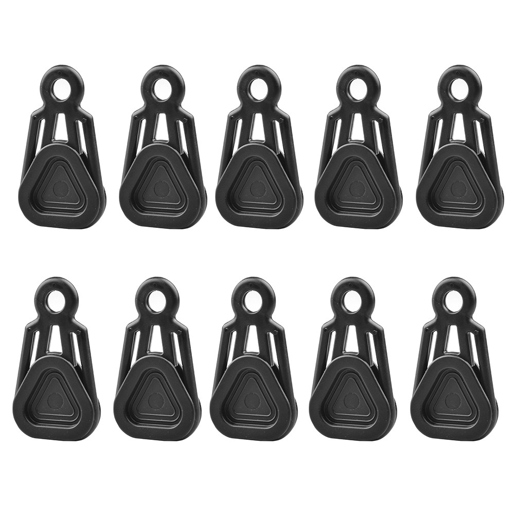 

Tarp Snap Clips Outdoor Camping Hiking Tent Windproof Awning Canopy Clamps, 10pcs, 501 Original