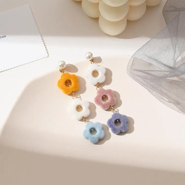Flowers Gentle Macaron Earrings