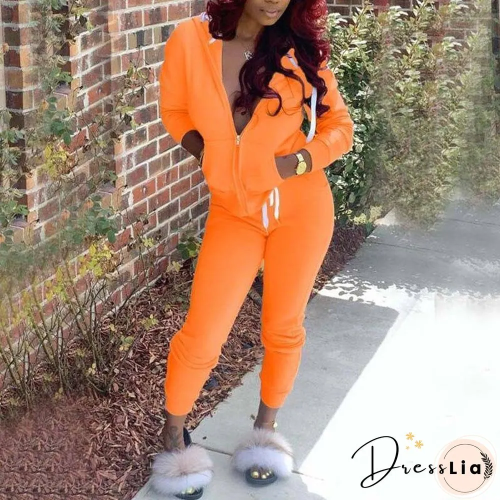 Autumn Tracksuit Women Sets Sweat Suits Ladies Winter Two Piece Outfits Female Joggers