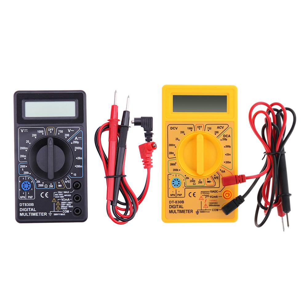 

LCD Digital DT830B Multimeter Tester Meter Voltmeter Ammeter, Black, 501 Original