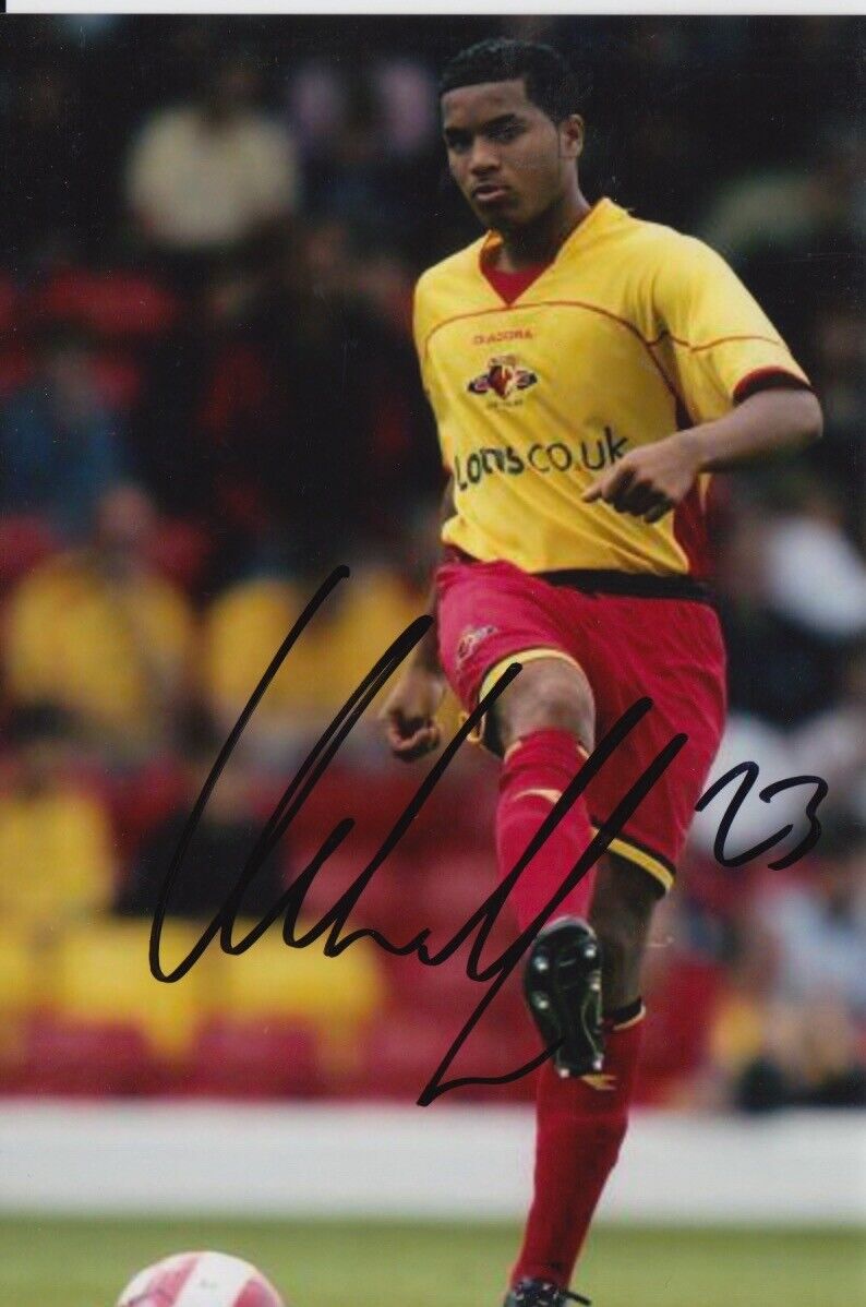 ADRIAN MARIAPPA HAND SIGNED WATFORD 6X4 Photo Poster painting.