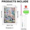 Diamond Painting-DIY Special Shaped Drill Pearl Painting Unicorn(30x40cm)