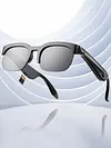 BT Smart Glasses Real-Time 150+ Language Translation Bone-Conduction Music Glasses Built-in Speakers Voice Control for Men Women Sports Cycling Running