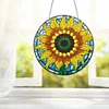 Diamond Painting Sunflower Pendant for Home Garden