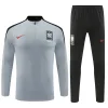 2024 South Korea Light Grey Training Jacket Set