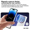 Phone Vlog Selfie Monitor Screen Magnetic Back Camera Monitor with Remote Control 3 Levels of Brightness Compatible for Android & iPhone