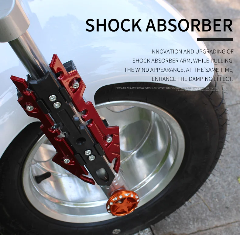 Citycoco Scooter 2 ruedas 1000w, batería de litio 60V, Citycoco eléctrico autoequilibrado 2000w / 24 / CE 2014/30 / EU CE