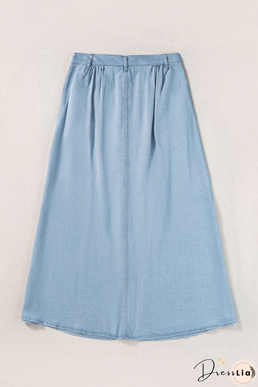 A-Line Cotton Blend Skirt