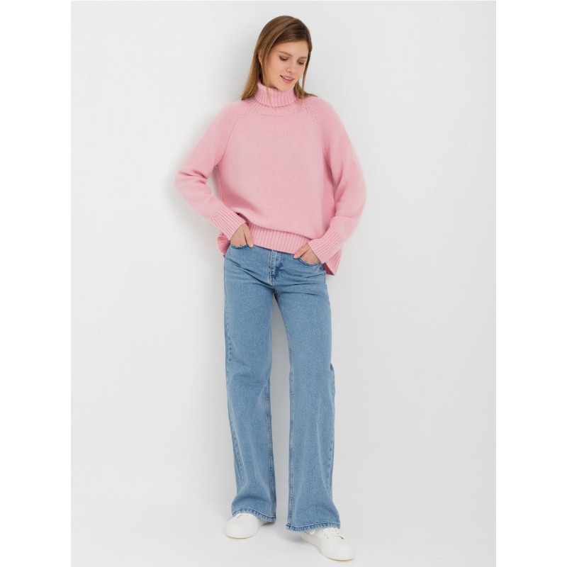 Ootddress Solid Loose Long Sleeve Turtleneck For Women Pullover High Street Slim Elegant Patchwork Sweater Top Oversized Sweater New