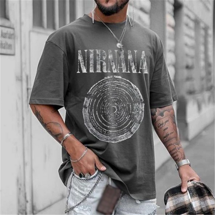 Personalized printed short-sleeved t-shirt