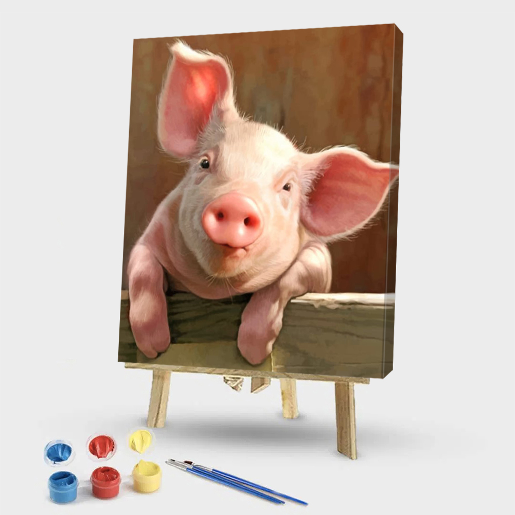 

40*50CM - Paint By Numbers - Pig, 501 Original