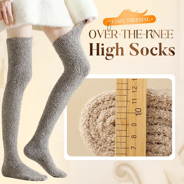 Cozy Thermal Over-The-Knee High Socks