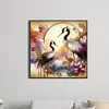 Crane Glass Painting-Full Round Diamond Painting 40*40CM