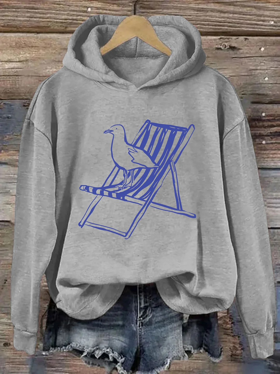 Whimsical Seagull Hoodie