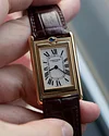 Cartier Yellow Gold   Case Diameter: 25mm X 39mm X 6mm