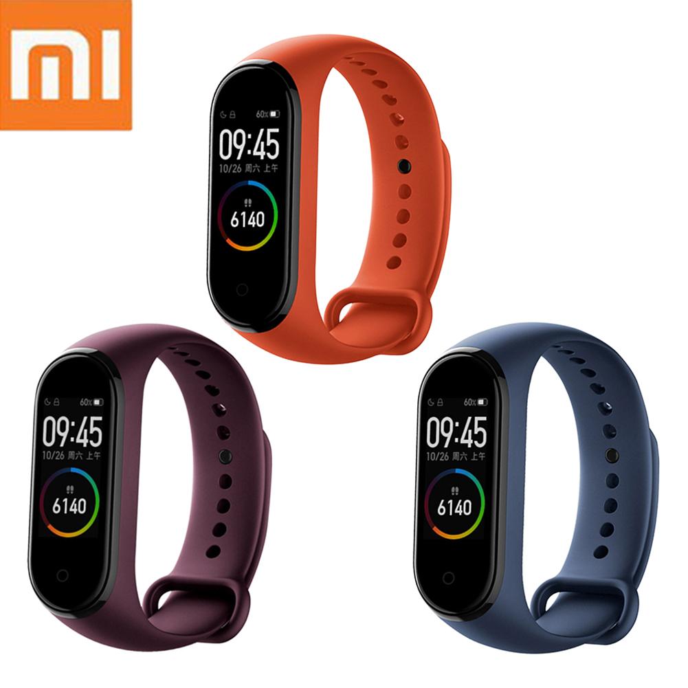 

Chinese Version Xiaomi Mi Band 4 5ATM Heart Rate Fitness Smart Wristband, Wine red, 501 Original