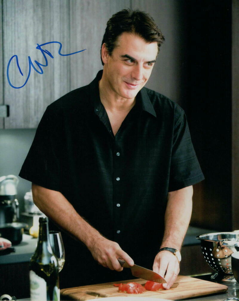 CHRIS NOTH SIGNED AUTOGRAPH 8x10 Photo Poster painting - LAW & ORDER, SEX AND THE CITY STUD