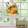 Diamond Painting Acrylic Bee Honey Hanging Pendant for Home Wall Decor