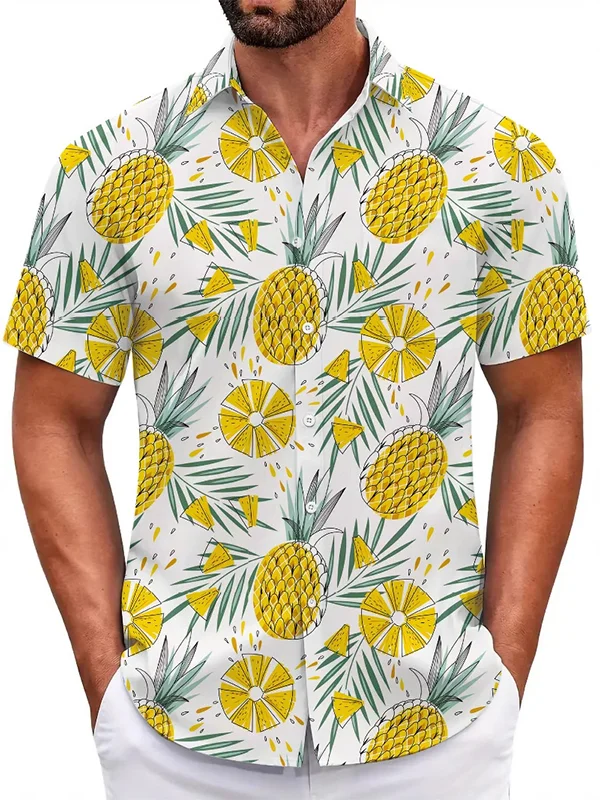 Hawaii West Coast Holiday Style Short Sleeves