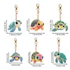 6Pcs DIY Diamond Painting Sea Turtle Keychain