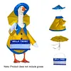 Goose Clothing with Umbrella Funny Raincoat and Hat Costume for Patio Yard Decor