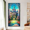 (40*80cm)Castle - Round AB Drill Diamond Painting