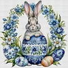 (Multi-Style) Blue And White Porcelain-11CT Stamped Cross Stitch 40*40cm/15.75*15.75in