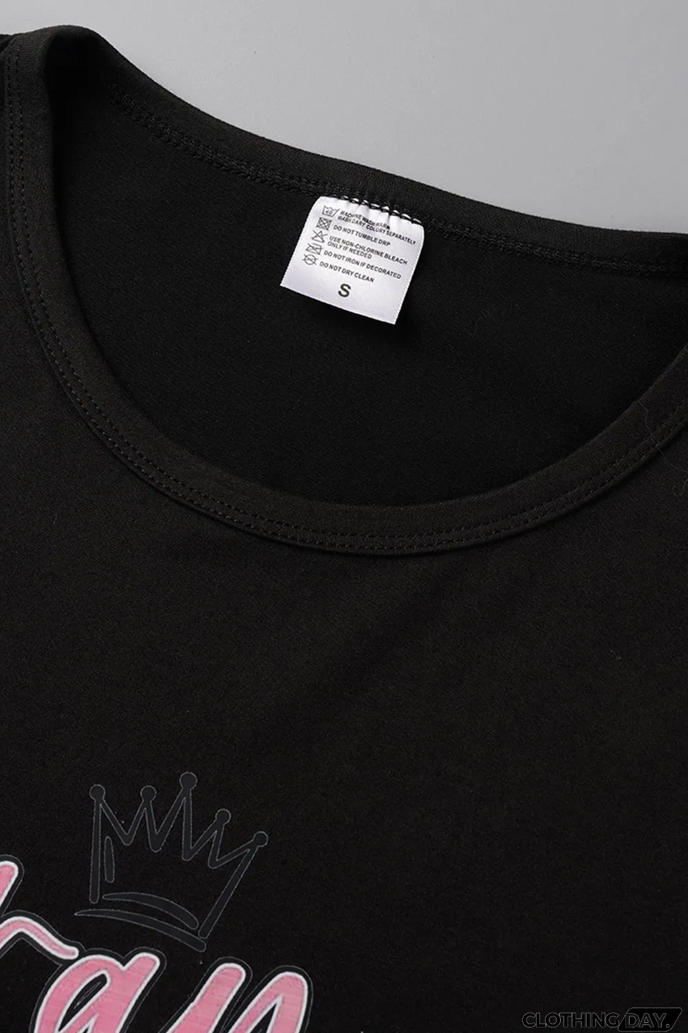 Orange Fashion Casual Letter Print Basic O Neck T-Shirts