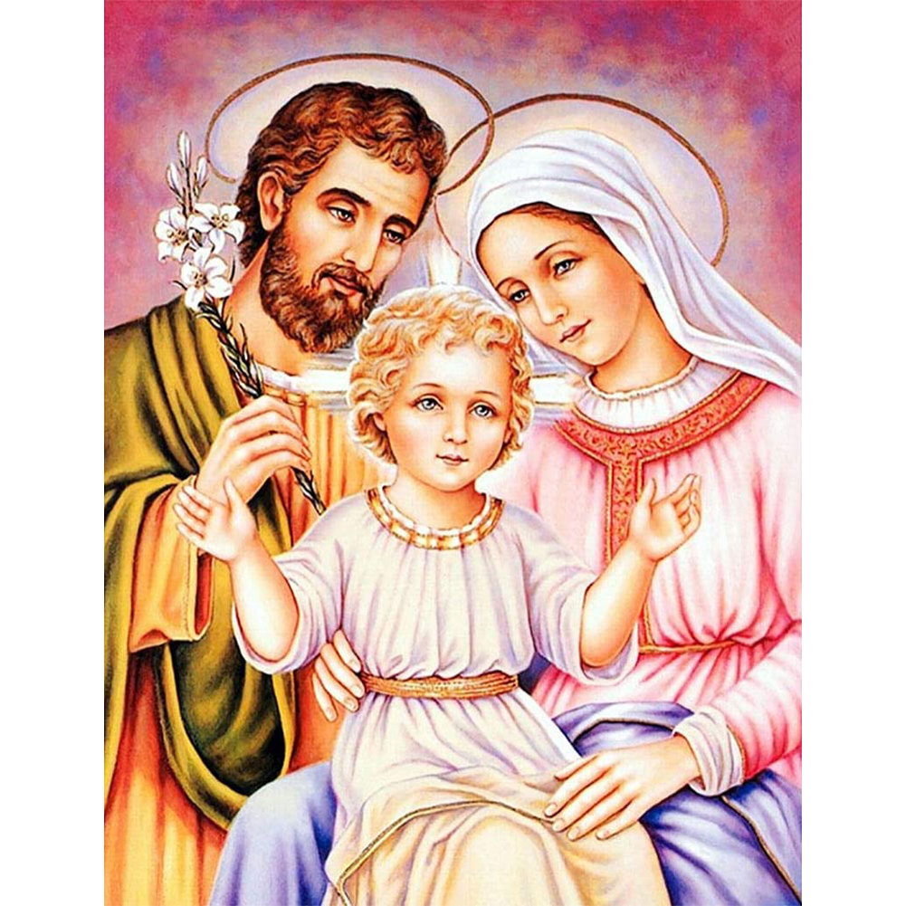 

Jesus Family - Round Drill Diamond Painting - 40*50CM, 501 Original