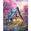 Diamond Painting -DIY Round Drill Cosy House(40x50cm)