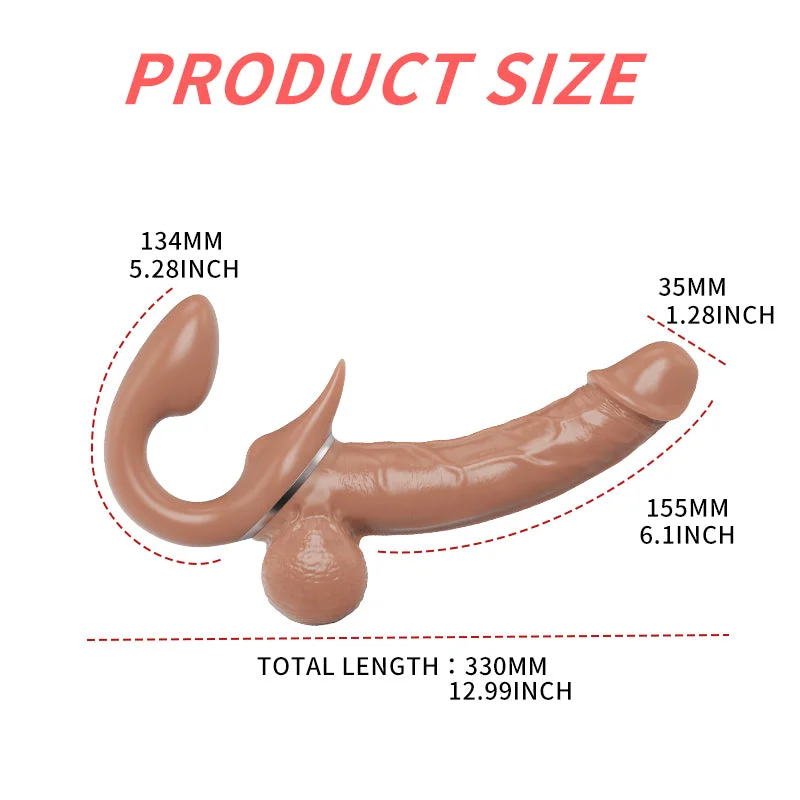 Aircraftcup™ - Double-Ended Dildos Female 10 Frequency Variable Sex Machine Clitoris Vibrator